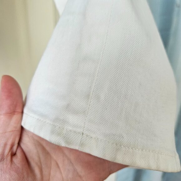 Madewell Mom Perfect Vintage High Waisted Tile White Tapered Leg Jeans New 26 - Picture 10 of 13